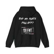 Load image into Gallery viewer, "No Plate" Hooded Sweatshirt (Black)